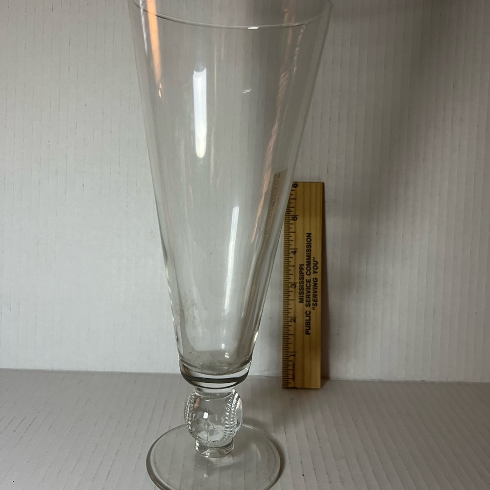 Baseball Themed Beverage Glass